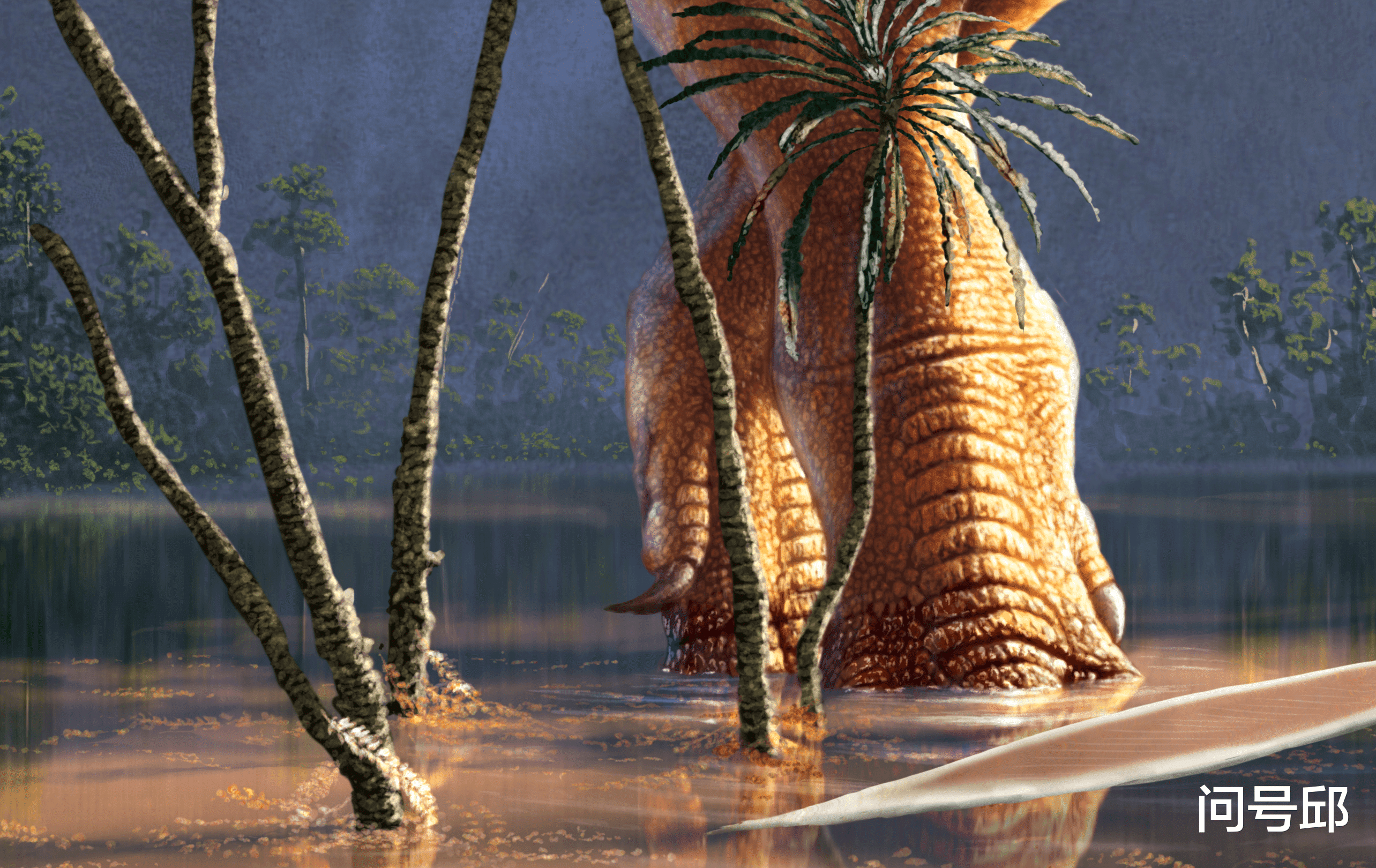 恐龙 从一张侏罗纪恐龙的插图中，探索当年地球的多样物种和生态系统