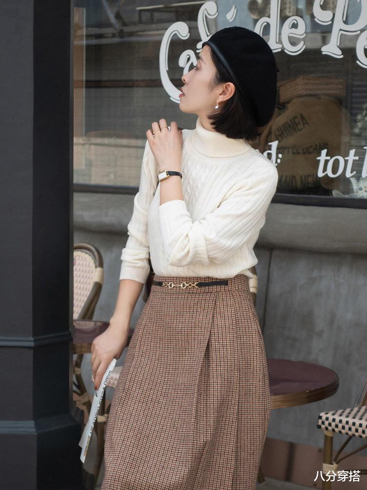 八分穿搭 秋冬季节穿“半身裙”,可以多试试这几款,时髦百搭又显气质
