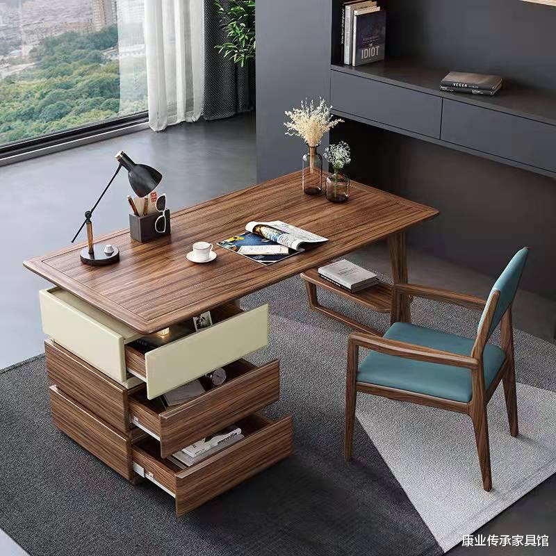 新中式风格书房设计，茶香墨韵，沉淀自我