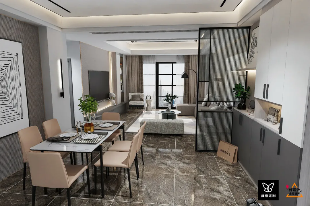 |沙发不是非得靠墙,30个绝美客餐厅设计案例,赶紧收藏!