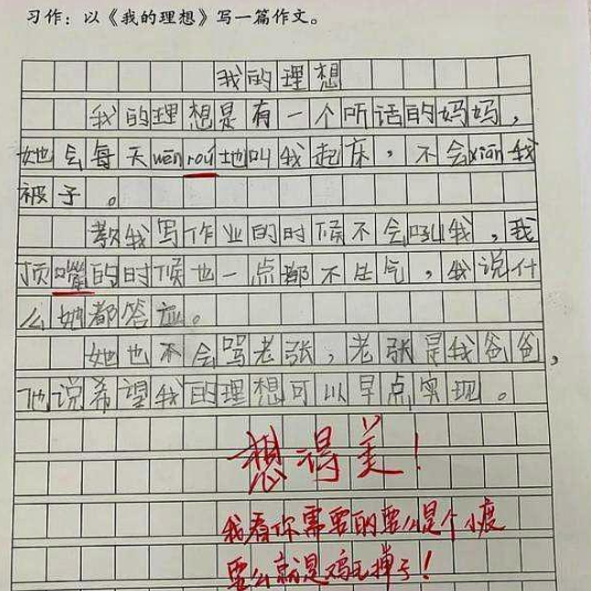 糯妈育儿经|小学生作文《我的书包》走红,字迹工整、表达清晰,才华惊艳众人