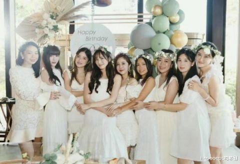 吴佩慈|吴佩慈为6岁儿子举办生日宴 与一众好友合影状态超好