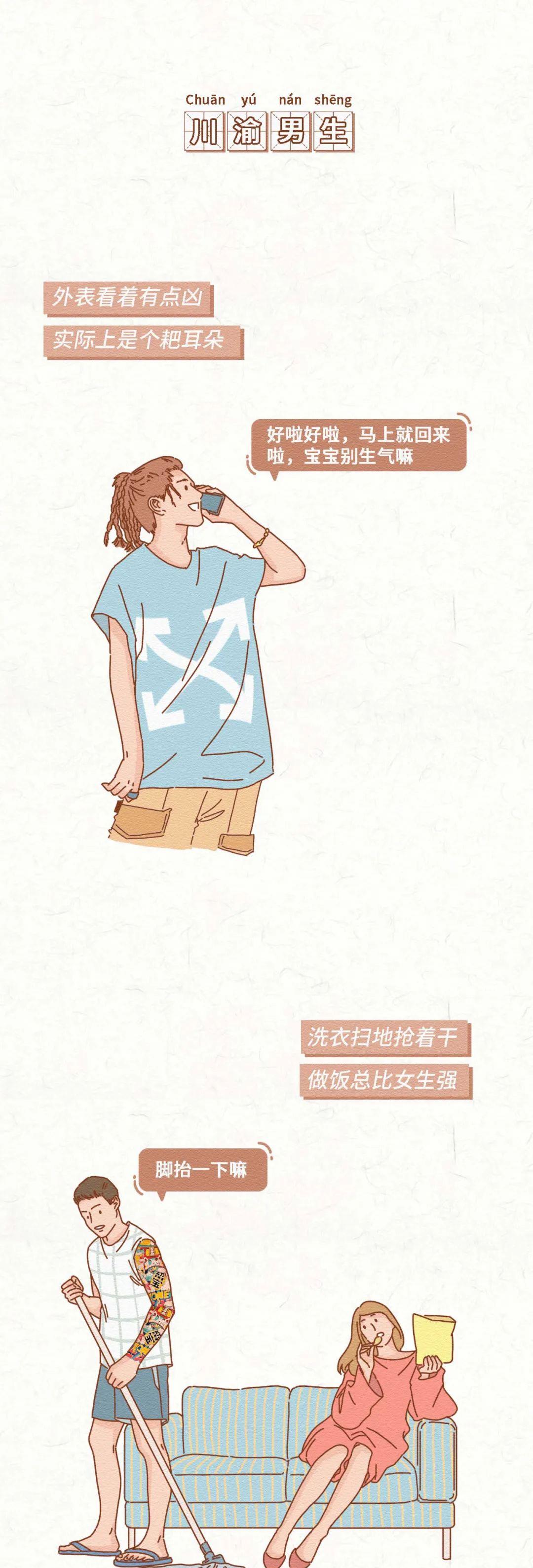 acgn漫评|各省男生长相“出炉”，一组漫画揭秘，你家省份的男生啥特点？