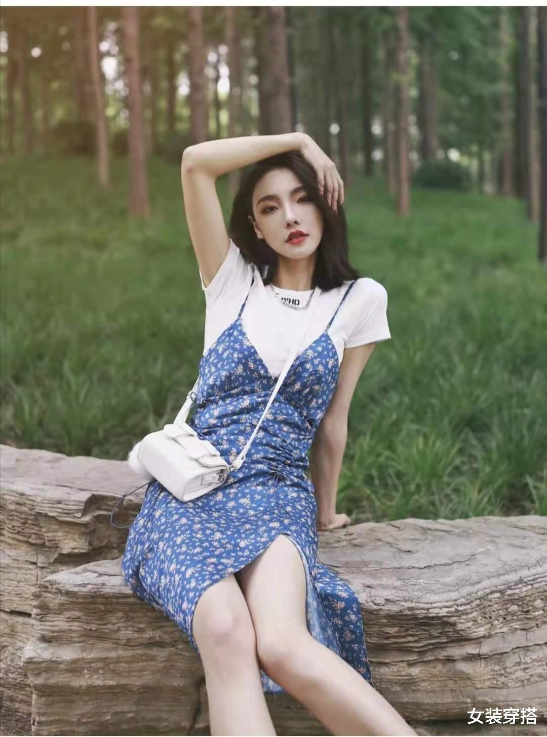 女装穿搭|t恤下面配什么裙子好看