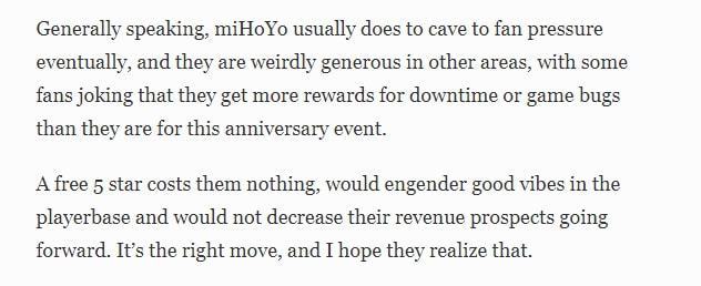 原神|原神周年庆:给你10W摩拉不要不知好歹!再登福布斯,老外也想要五星自选