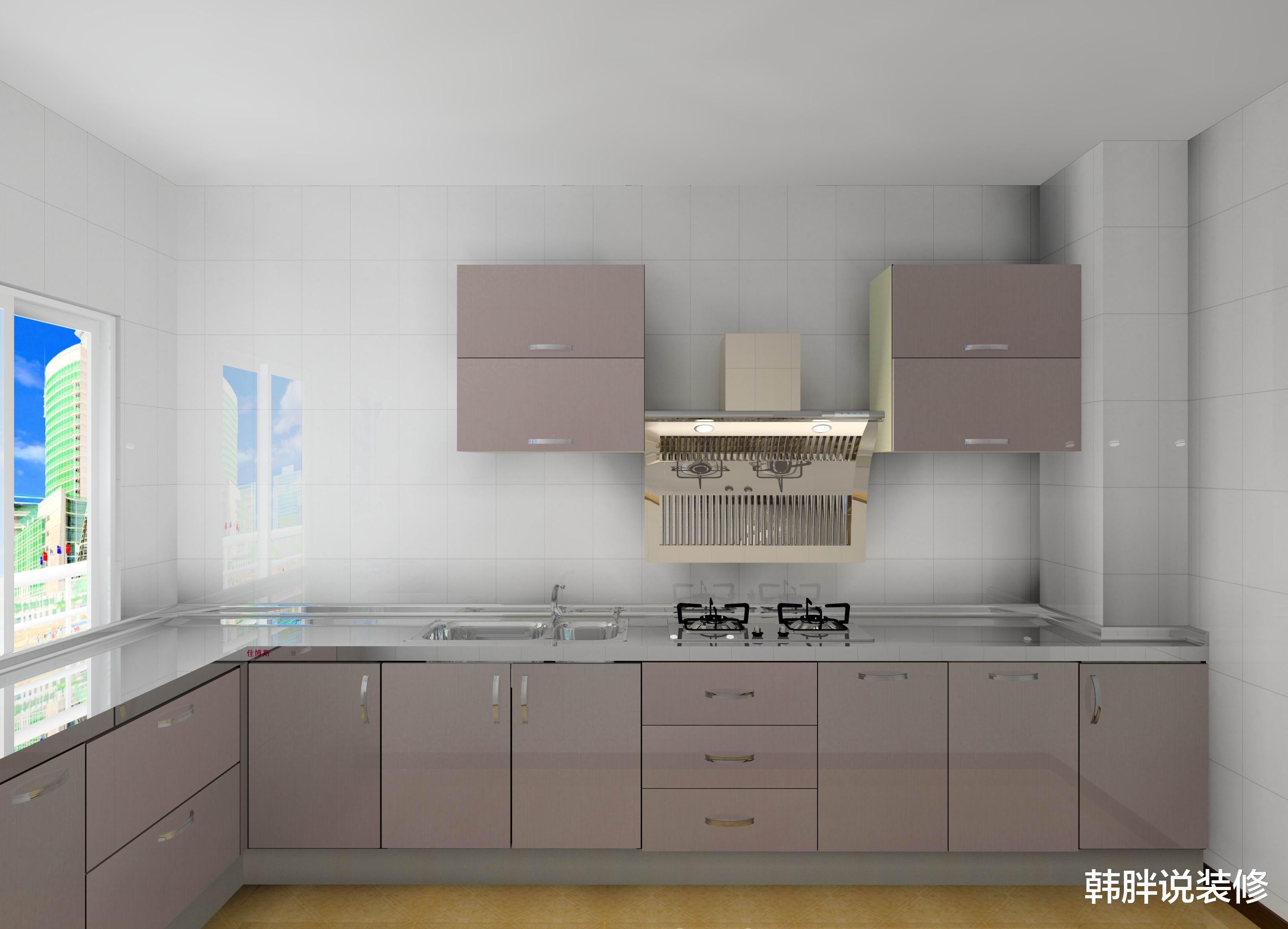 韩胖说装修|厨房不锈钢台面装了3年,忍不住说说感受,和想象中完全不一样