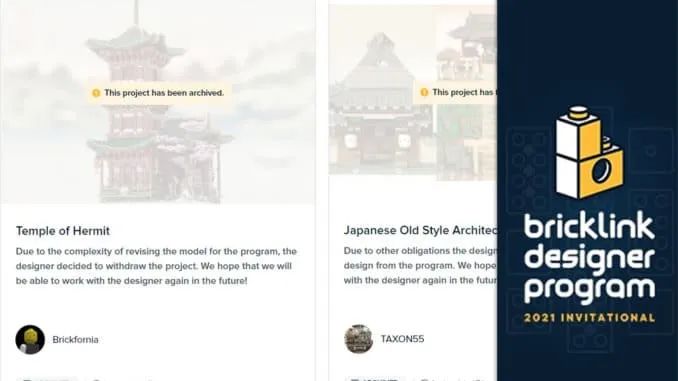 酷玩潮CHAO 遗憾！两件亚洲风格建筑作品退出了BRICKLINK设计师计划