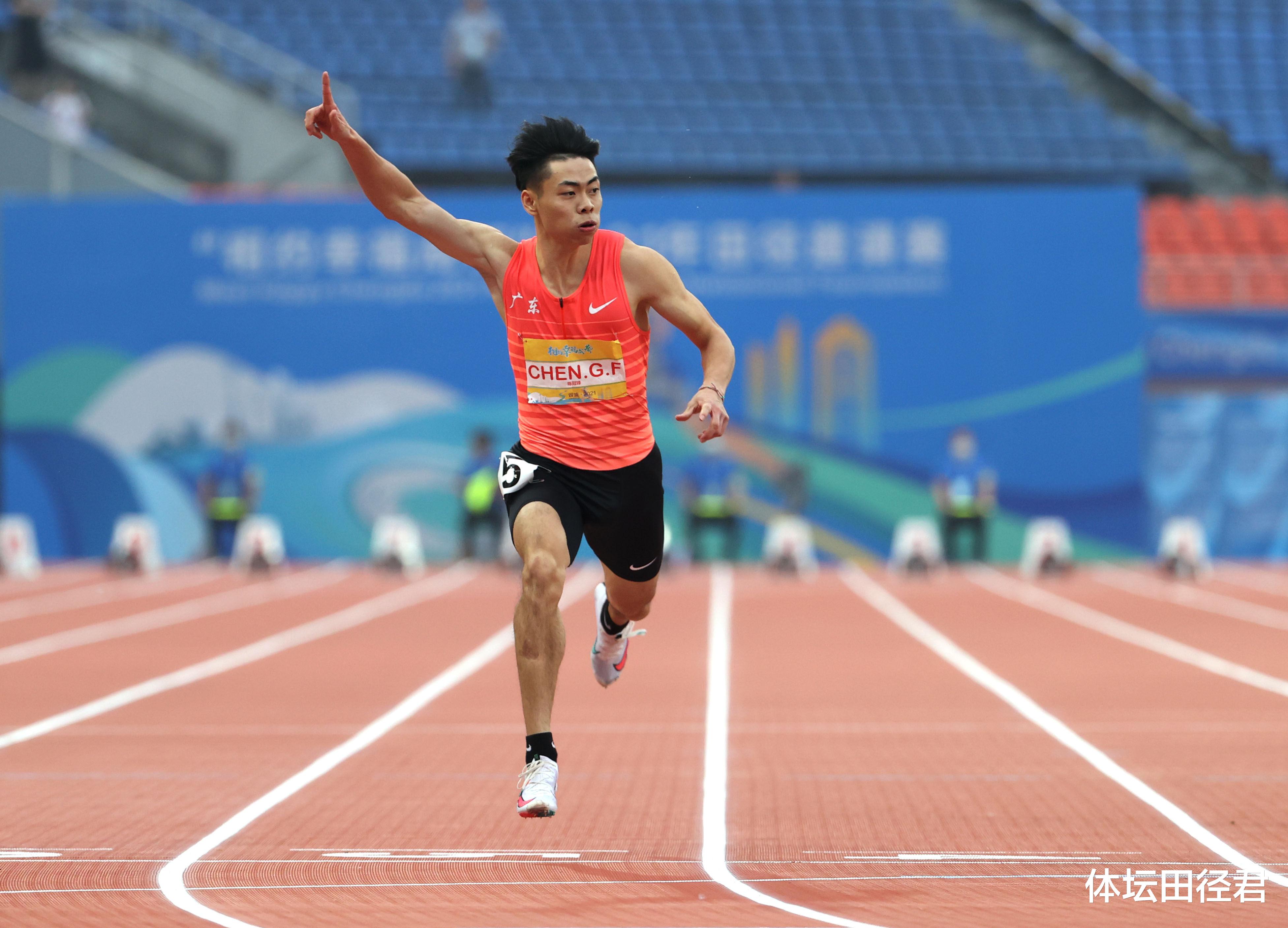 谢震业|恭喜！18岁中国短跑天才10秒27夺冠创pb 苏炳添谢震业又一接班人