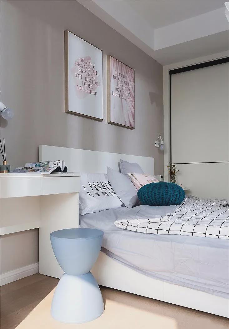 112㎡北欧新房，文化砖背景墙太好看了，书房还可以这样设计！