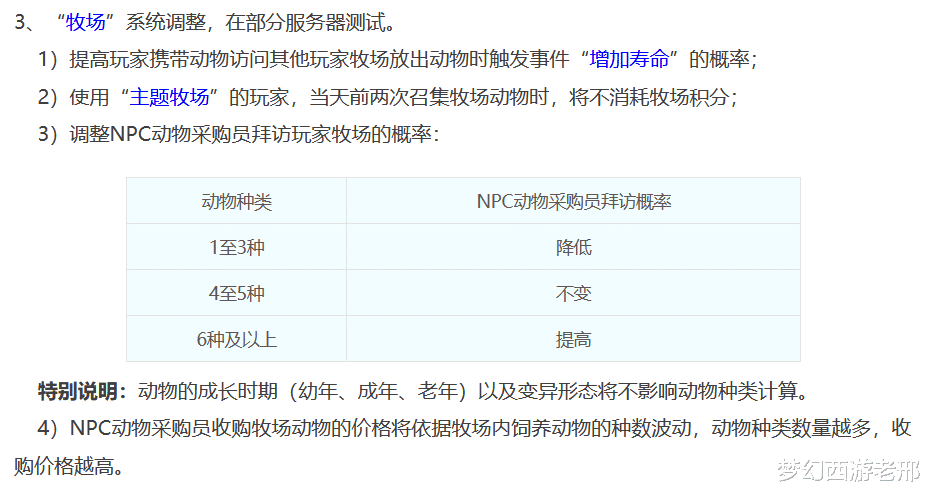 梦幻西游|梦幻西游：近期牧场改动汇总，多次改动以后还能玩吗