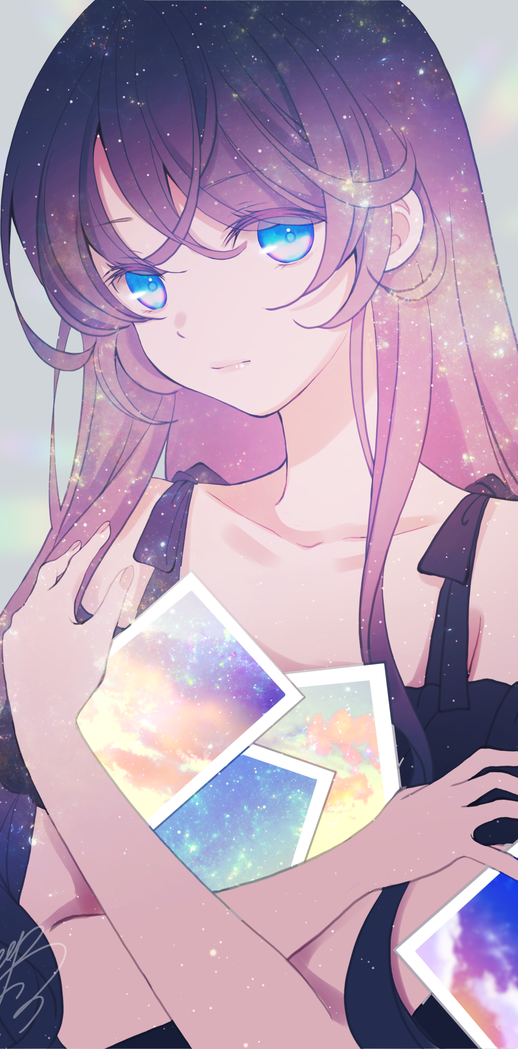 小魏魏的记事本 【手机壁纸】就算天空再深，爱情却一直阴霾