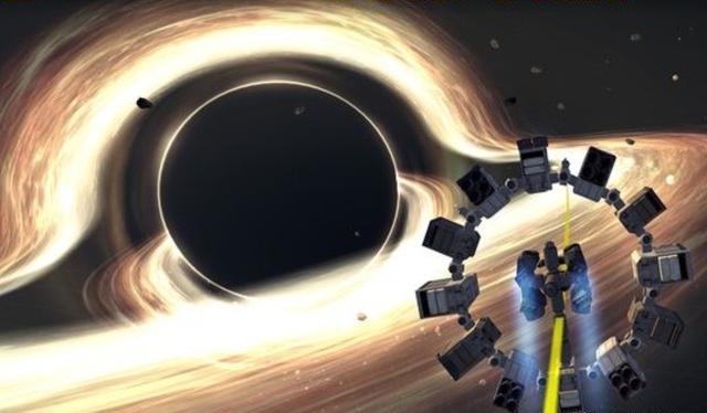 黑洞 在外面看不到黑洞里面，但在黑洞里面能否看到外面的世界呢？