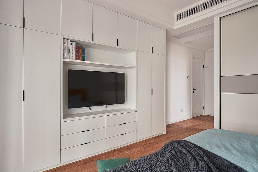 |温柔甜美的马卡龙色系,加上活力满满的绿植,构成清新的北欧新家