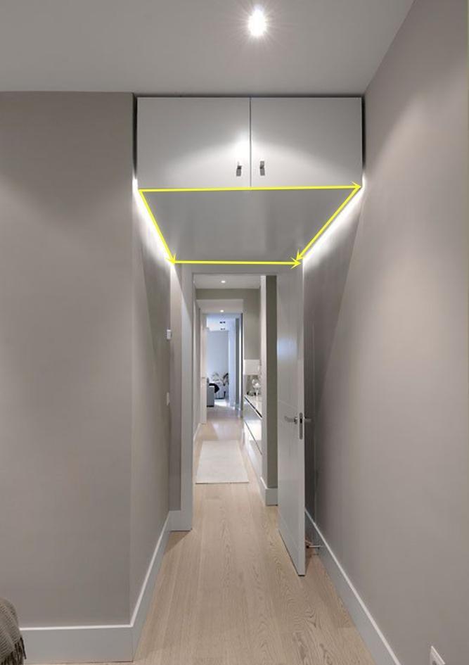 没见过吊柜这么装的,直接安排在走廊上、楼梯上,砸到人咋办?