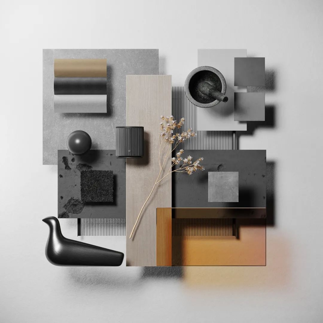 设计师|室内空间设计师：设计师做的材料搭配方案，效果竟如此惊艳！