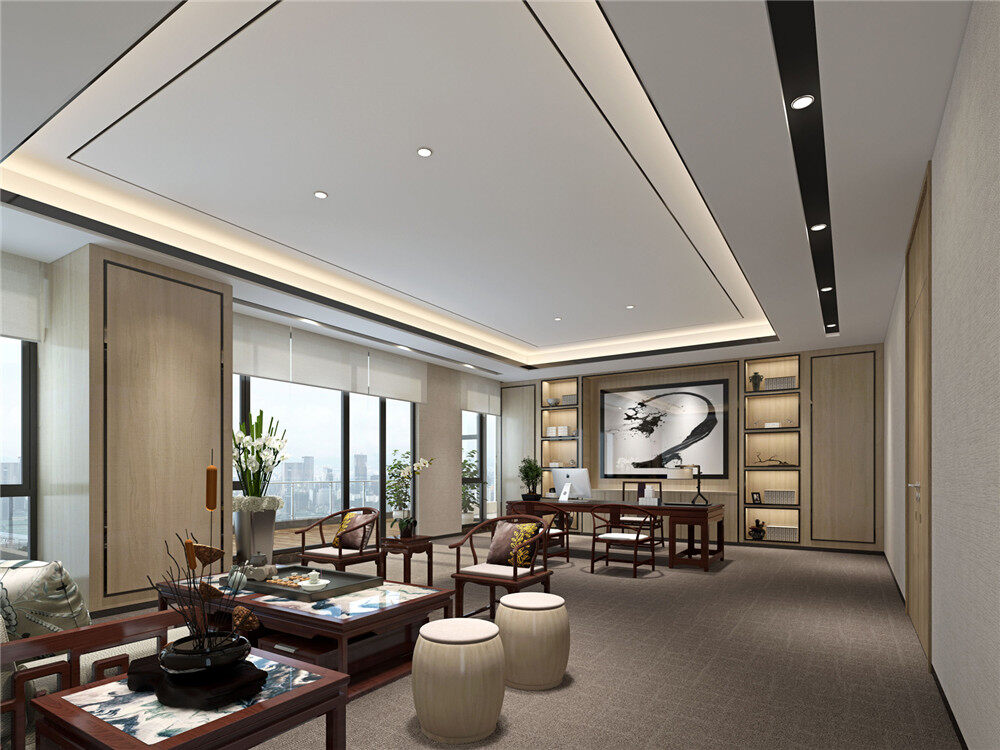 办公室|中式风格办公室装修要点