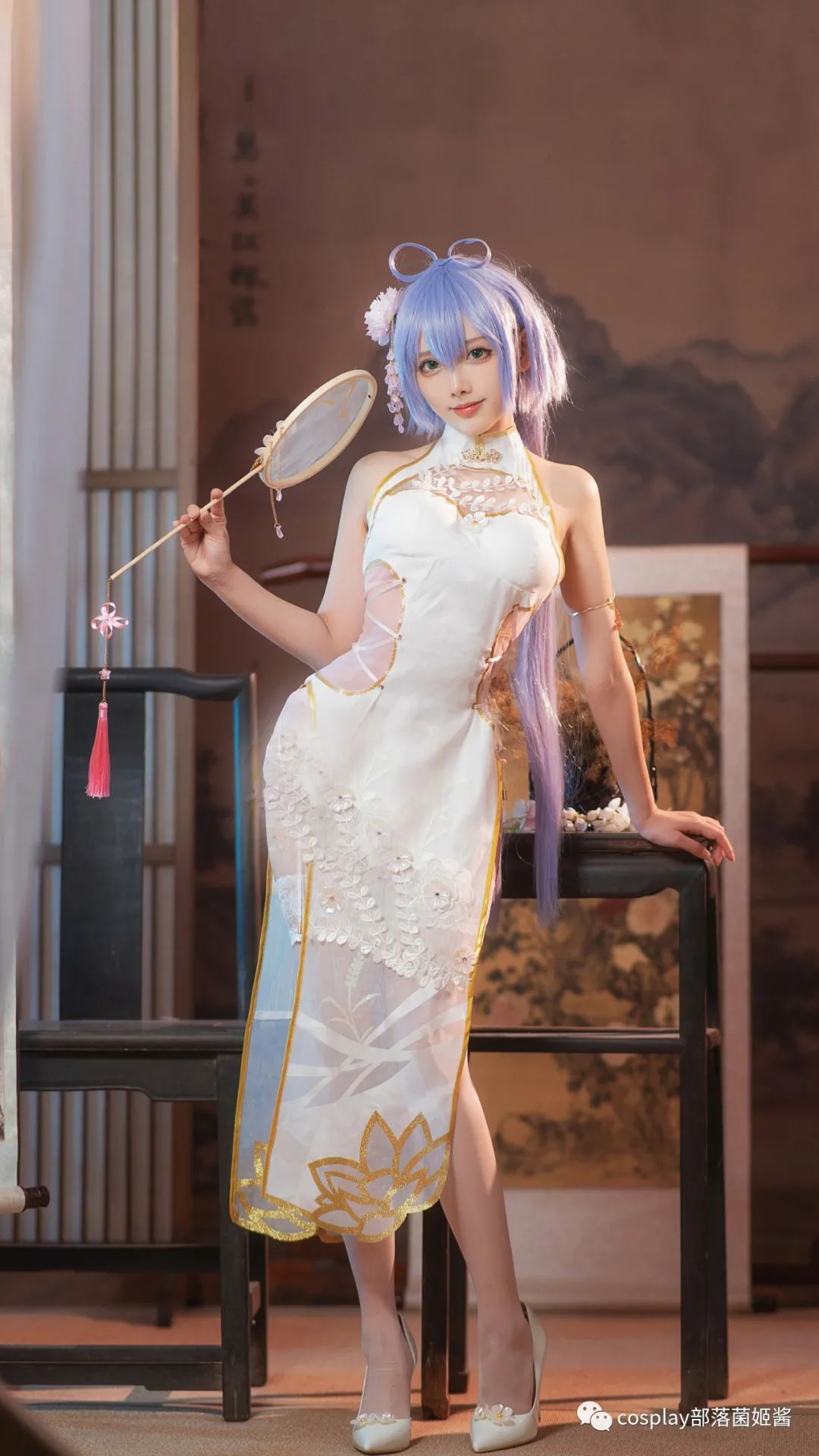 洛天依|cos：旗袍洛天依cos正片@阿璇学妹