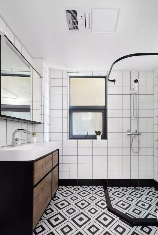 88 ㎡三居室设计，整个空间中北欧风与复古情调兼具