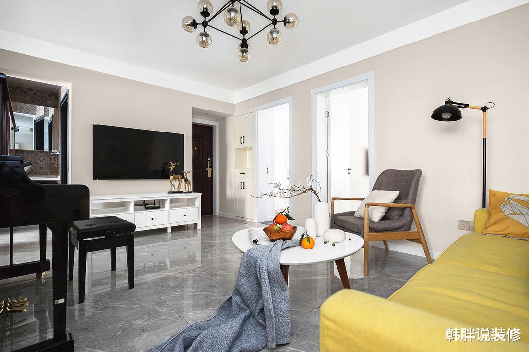 小三|四口之家的78㎡新房，总共16万装出小三房，赠送的露台是最大亮点