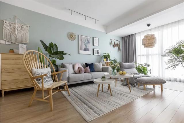 |懂生活的小两口！92㎡北欧，清新自然原木色，营造舒适人文居