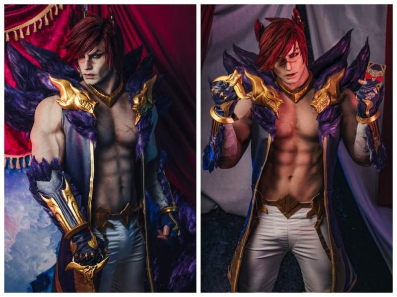 coser|意大利Coser神还原咒术回战、巫师3等众多角色，一身肌肉无可挑剔