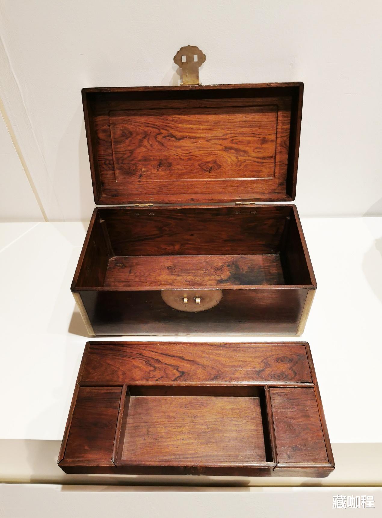 |明式小箱多变化,清黄花梨书匣带暗抽屉