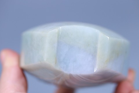 翡翠|民国， 翡翠双耳带盖赏瓶