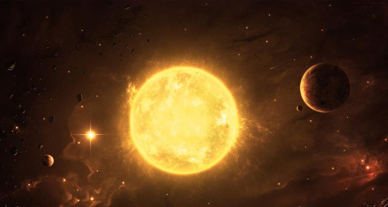 太空 宇宙中这颗金色的星球上真的有黄金嘛?假如人类前去开采会怎样?