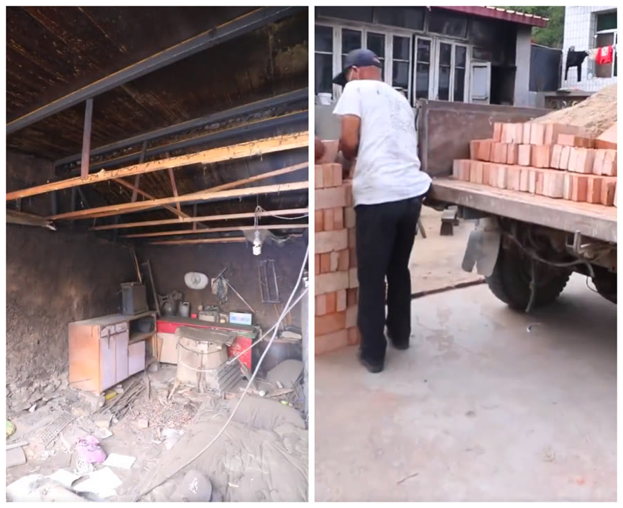 一网红帮独居老人改造房屋:将不到20㎡破房重新装修,值得称赞