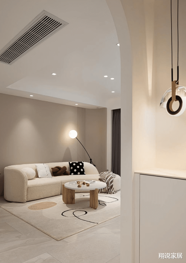 翔说家居|120㎡三室简约风,极致的简约感让人温馨又安逸,真让人羡慕