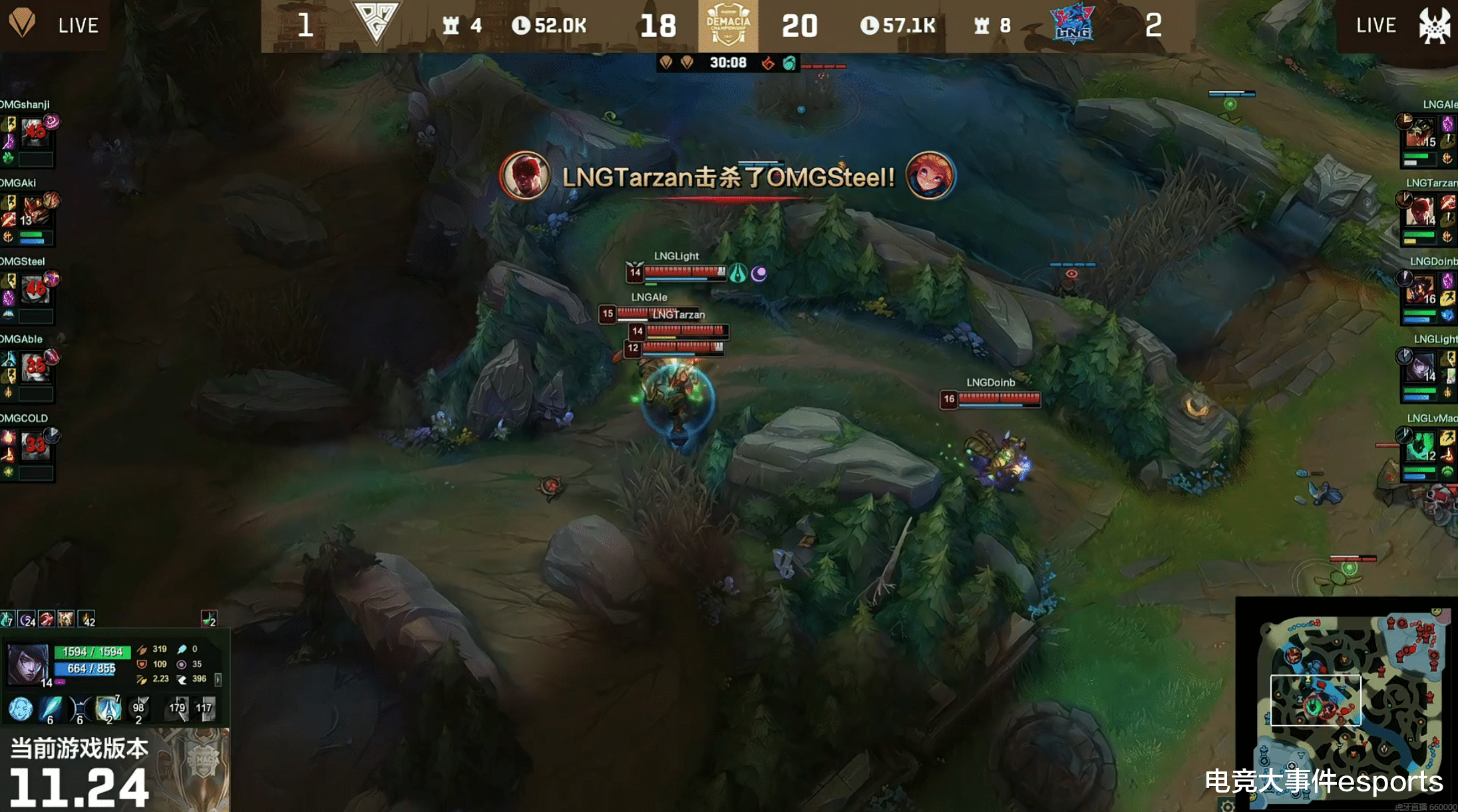 电竞新闻|LNG 3-1击败OMG，Doinb与LWX会师德杯半决赛，赛后让FPX选手做好准备