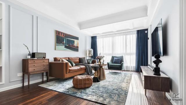 ?110㎡现代美式,活力舒适、精致情趣,简单却又高级的设计