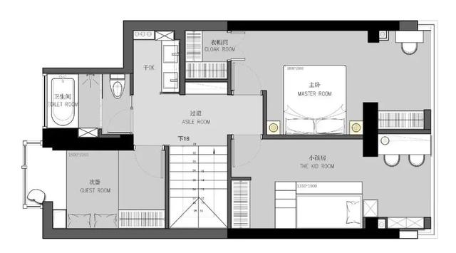 |135㎡现代简约,高级时尚黑白灰,生活舒适而唯美