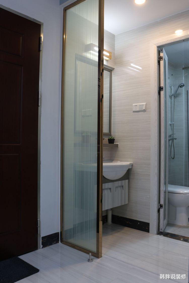 韩胖说装修|大门对着卫生间,既难看又有味道,老师傅支了6招轻松化解尴尬