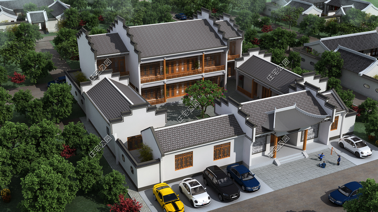 阳台|想回农村建一栋四合院，大概要多少钱？