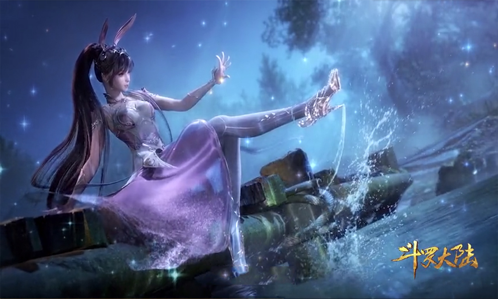 小舞|斗罗大陆：粉丝制作小舞穿“泳装”，内搭很魅惑，大长腿好美