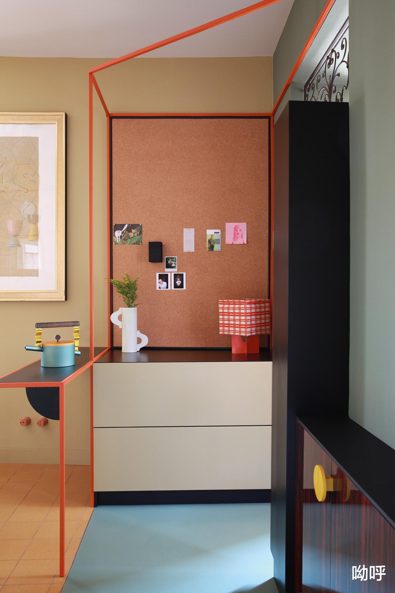 Marcante Testa丨旧房变活力彩色公寓