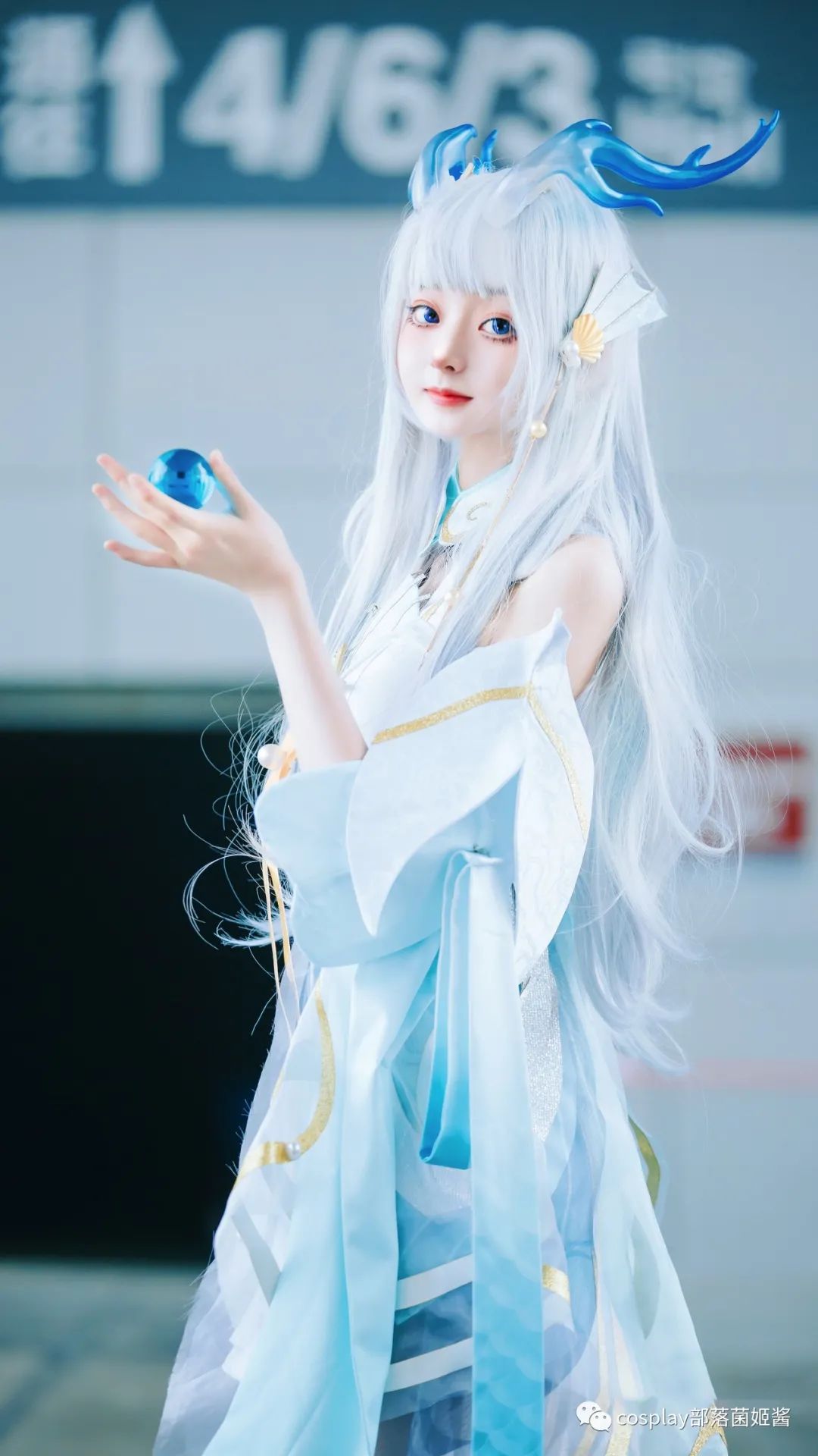 |cos：王者荣耀西施游龙清影cos正片@鹿卉