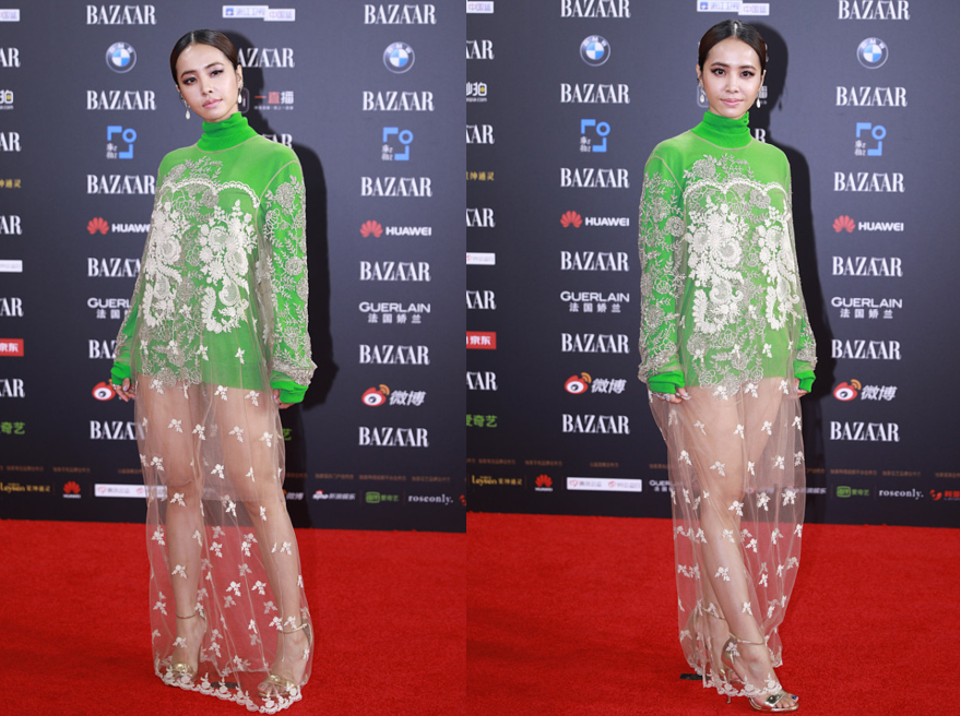 Lady变美日记 蔡依林的造型比走秀款有亮点,穿只有“一条腿”的牛仔裤,太个性