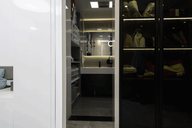 |126平现代简约三室,线条时尚质感高级