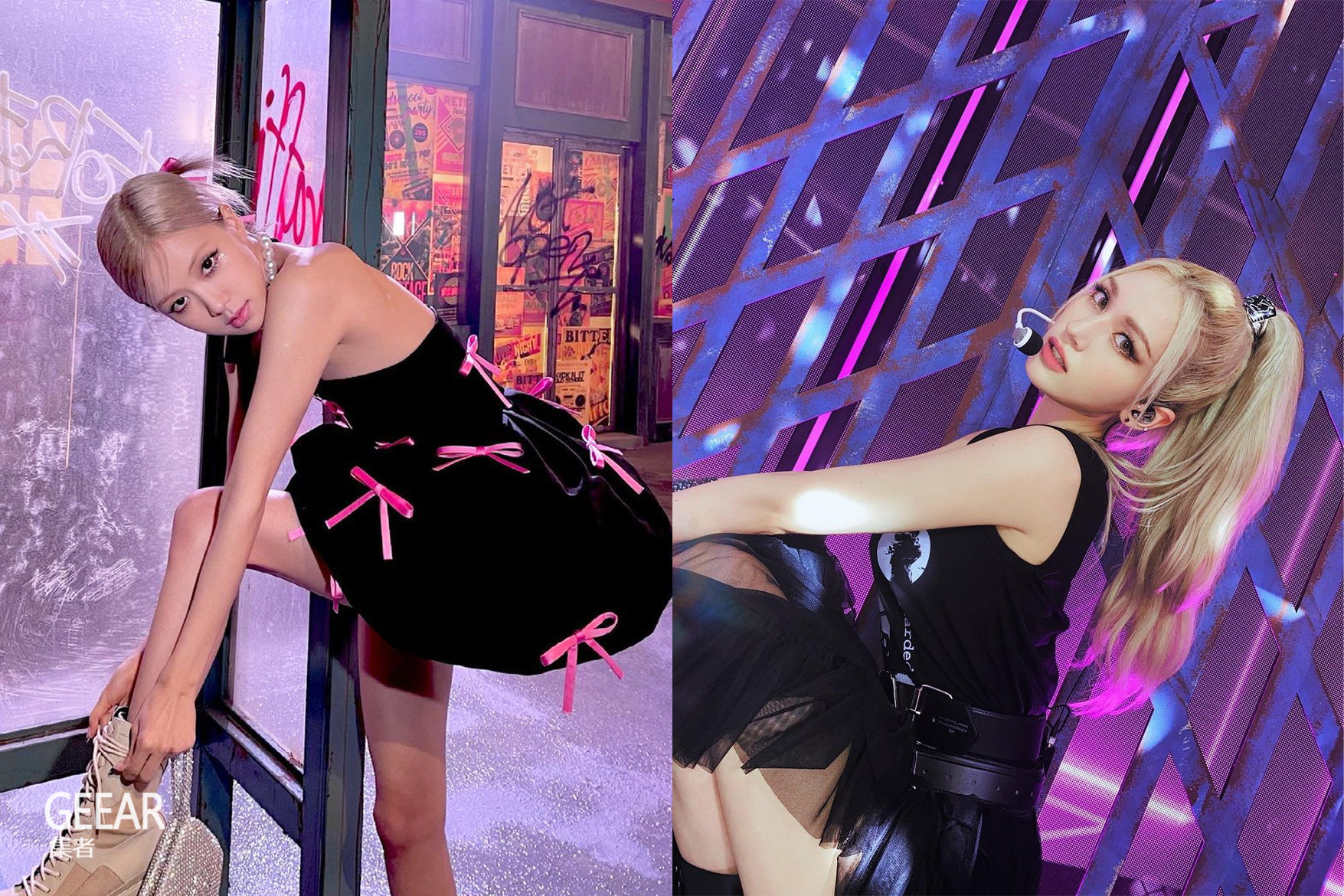 Geear集者|一样的金发，一样的格纹套装，全昭弥与Rosé撞衫惹来争议？