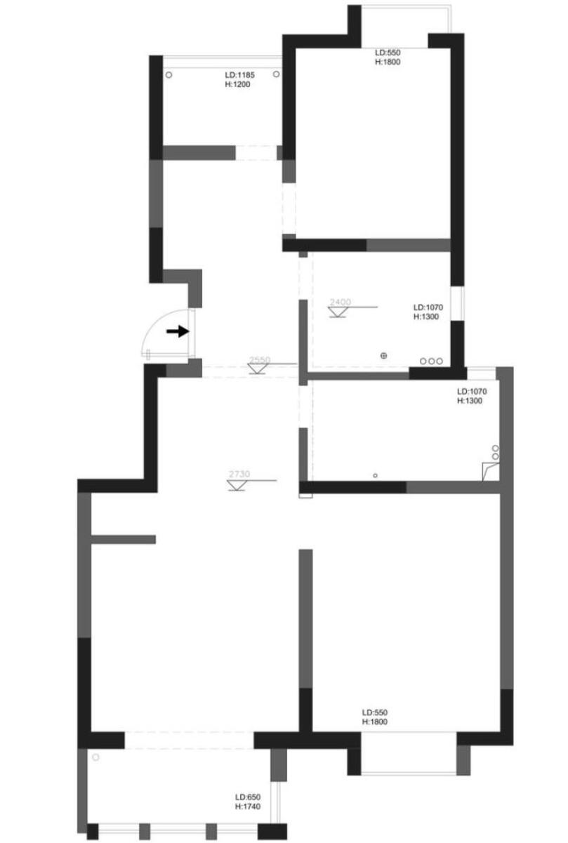 101㎡新房，他以逆向思维设计玄关，完工后，又酷又有格调