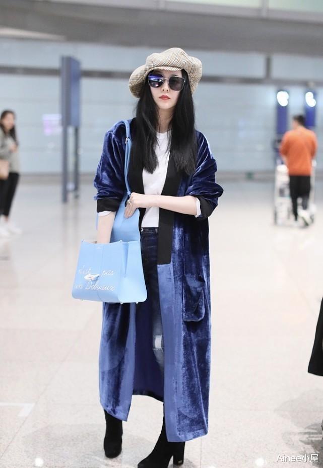 Ainee小屋 范冰冰好适合舞女穿搭,蕾丝拼接丝绒裙高级大气,就是胳膊有点粗