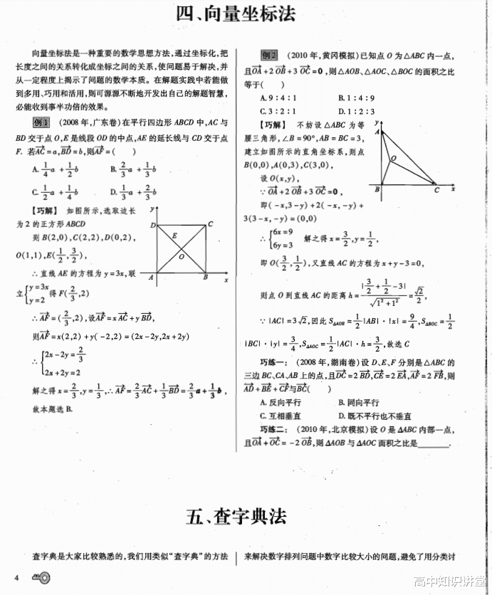 高中数学|【240页】高中数学活题巧解方法论，选填计算通通拿下，吃透稳稳140+