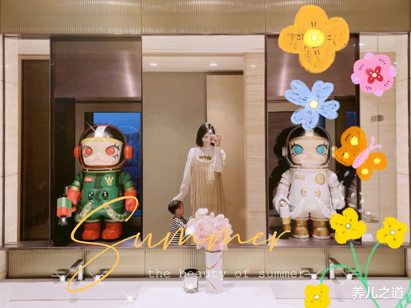 养儿之道|奚梦瑶挺孕肚和儿子自拍，网友却不看好，质疑“豪门生娃机器？”