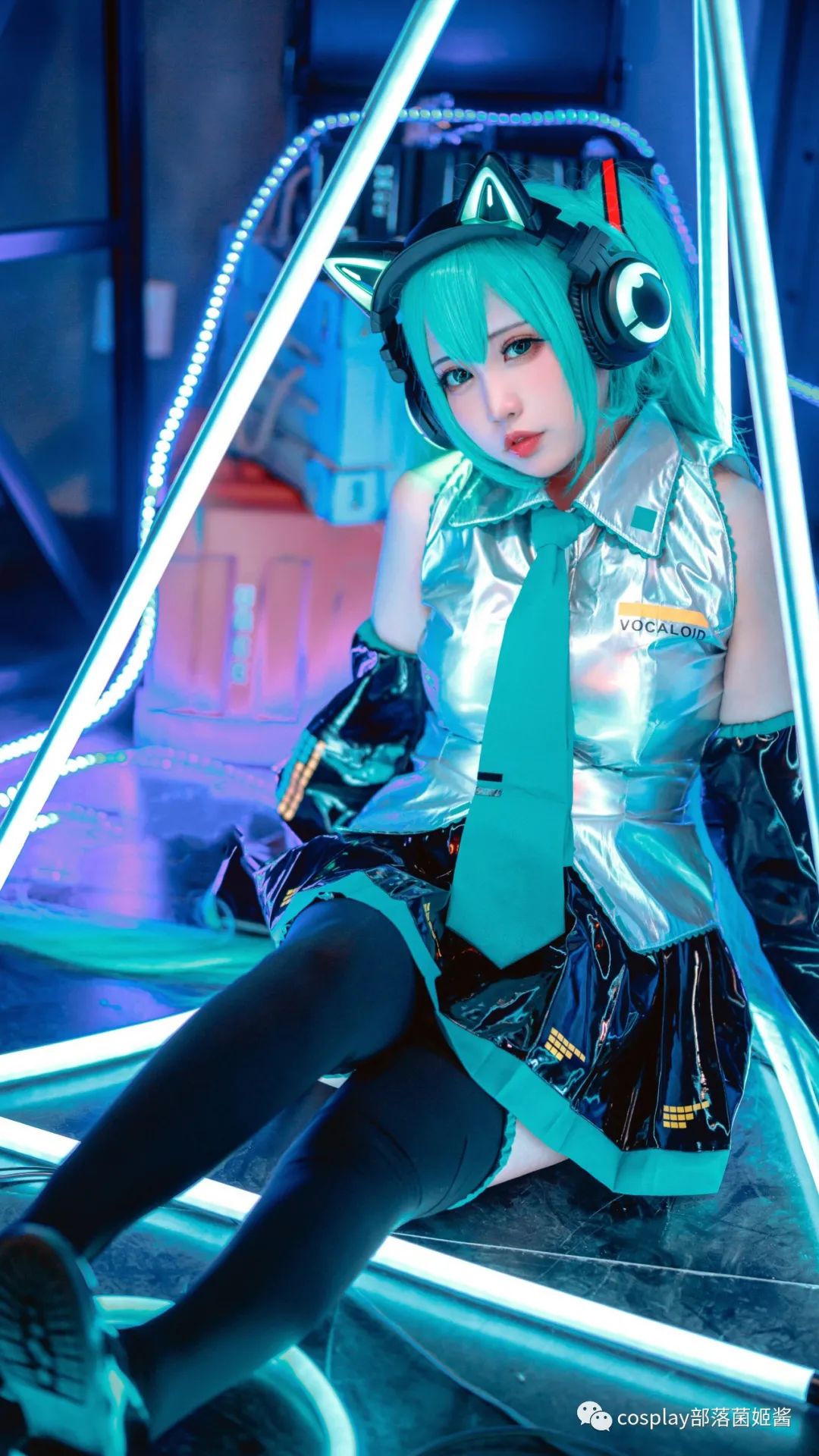 初音未来|cos:初音未来cos正片@桃之啾啾