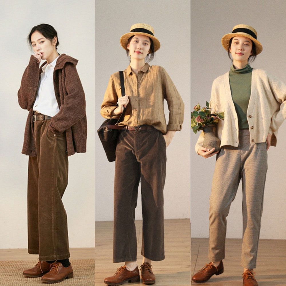 宝贝你别闹 入秋之后天气转凉,24套秋日慵懒风穿搭示范,出门照着穿准没错