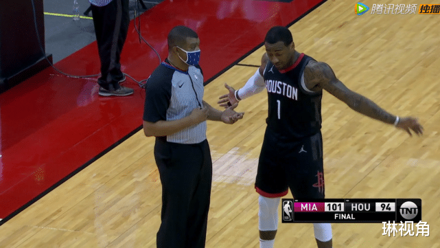 火箭队|热火险胜火箭！奥迪塔克受伤离场，沃尔17+6+7，赛后沃尔走向裁判