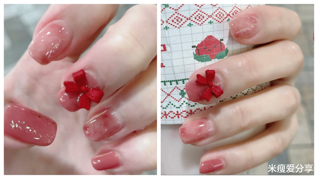 美甲|草莓甜心系美甲，情人节选这六款，甜蜜“莓”烦恼！