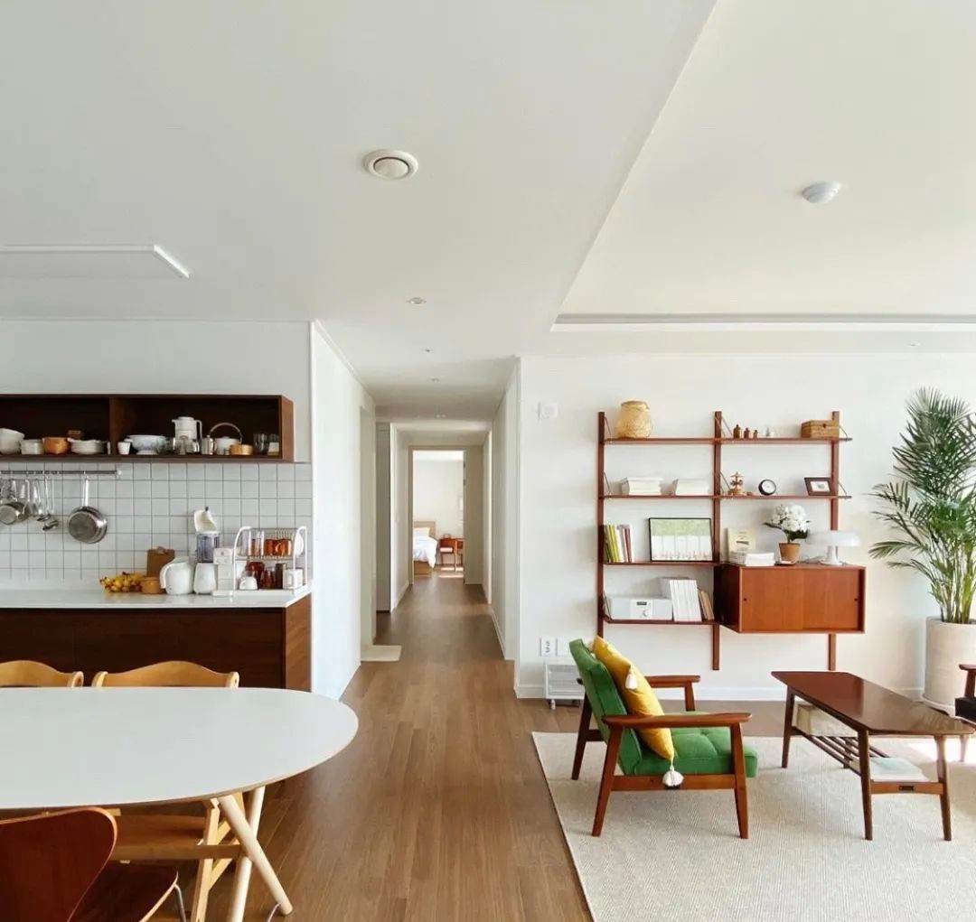 韩国妈妈97㎡极简之家，一家四口的幸福之居，处处精致又舒适